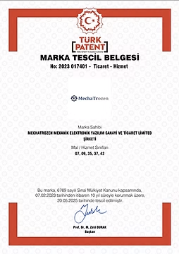 Trademark Registration Certificate